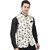 PrintCulture Men Printed Multicolor Cotton Blend Nehru Jacket