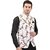 PrintCulture Men Printed Multicolor Cotton Blend Nehru Jacket