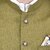PrintCulture Men Solid Dark Green Cotton Blend Nehru Jacket