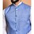 PrintCulture Men Solid Blue Cotton Blend Nehru Jacket