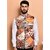 PrintCulture Men Printed Multicolor Cotton Blend Nehru Jacket