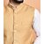 PrintCulture Men Solid Beige Cotton Blend Nehru Jacket