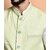 PrintCulture Men Solid White Cotton Blend Nehru Jacket