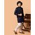 PrintCultr Boys Festive & Party Kurta, Waistcoat and Pyjama Set (Dark Blue)