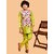 PrintCultr Boys Festive & Party Kurta, Waistcoat and Pyjama Set (Light Green)