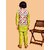 PrintCultr Boys Festive & Party Kurta, Waistcoat and Pyjama Set (Light Green)