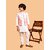 PrintCultr Boys Festive & Party Kurta, Waistcoat and Pyjama Set (White)