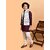 PrintCultr Boys Festive & Party Kurta, Waistcoat and Pyjama Set (Brown)