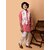 PrintCultr Boys Festive & Party Kurta, Waistcoat and Pyjama Set (Pink)