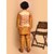 PrintCultr Boys Festive & Party Kurta, Waistcoat and Pyjama Set (Yellow)