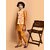 PrintCultr Boys Festive & Party Kurta, Waistcoat and Pyjama Set (Yellow)