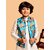 PrintCultr Boys Festive & Party Kurta, Waistcoat and Pyjama Set (Multicolor)