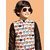 PrintCultr Boys Printed Nehru Jacket (Pack of 2, Beige)