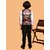 PrintCultr Boys Printed Nehru Jacket (Pack of 2, Brown)