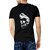 Vastra Vanam Couple Printed Round Neck Reversible Pure Cotton Black T-Shirt