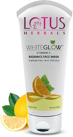 Lotus Herbals WhiteGlow Vitamin C Radiance Face Wash  For Dark Spots  Dull Skin  Anti- Pollution  100g