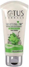 Lotus Herbals Whiteglow Activated Charcoal Face Wash  Anti Pollution  Oil Control  For All Skin Types  50g