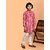 PrintCultr Boys Festive & Party Kurta and Pyjama Set (Red)