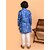 PrintCultr Boys Festive & Party Kurta and Pyjama Set (Blue)