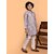 PrintCultr Boys Festive & Party Kurta and Pyjama Set (Purple)