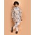 PrintCultr Boys Festive & Party Kurta and Pyjama Set (Beige)