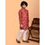 PrintCultr Boys Festive & Party Kurta and Pyjama Set (Red)