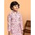 PrintCultr Boys Festive & Party Kurta and Pyjama Set (Pink)