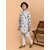 PrintCultr Boys Festive & Party Kurta and Pyjama Set (White)