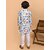 PrintCultr Boys Festive & Party Kurta and Pyjama Set (White)