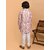 PrintCultr Boys Festive & Party Kurta and Pyjama Set (Pink)