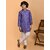 PrintCultr Boys Festive & Party Kurta and Pyjama Set (Blue)