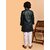 PrintCultr Boys Festive & Party Kurta and Pyjama Set (Green)