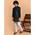 PrintCultr Boys Festive & Party Kurta and Pyjama Set (Green)