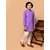 PrintCultr Boys Festive & Party Kurta and Pyjama Set (Purple)