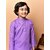 PrintCultr Boys Festive & Party Kurta and Pyjama Set (Purple)