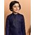 PrintCultr Boys Festive & Party Kurta and Pyjama Set (Dark Blue)