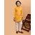 PrintCultr Boys Festive & Party Kurta and Pyjama Set (Yellow)
