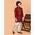 PrintCultr Boys Festive & Party Kurta and Pyjama Set (Red)