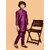PrintCultr Boys Festive & Party Kurta and Pyjama Set (Purple)