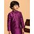 PrintCultr Boys Festive & Party Kurta and Pyjama Set (Purple)