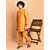 PrintCultr Boys Festive & Party Kurta and Pyjama Set (Yellow)
