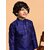 PrintCultr Boys Festive & Party Kurta and Pyjama Set (Dark Blue)