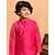 PrintCultr Boys Festive & Party Kurta and Pyjama Set (Pink)
