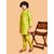 PrintCultr Boys Festive & Party Kurta and Pyjama Set (Green)