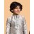 PrintCultr Boys Festive & Party Kurta and Pyjama Set (Silver)