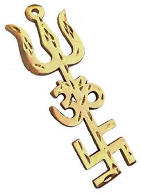 Sambhaav Trishakti Trishul for Vastu The Ultimate Divine Shield for Protecting Your Space (4 Inch)