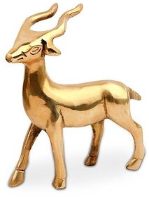 Majestic Brass Deer Figurine for Home Decoration A Symbol of Grace (3.5 Inch)
