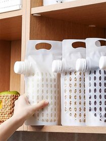 Food Storage Grain Bag Multi Purpose Pour Reusable Bag Food Storage Container (Pack of 5 PCs,Multicolor)