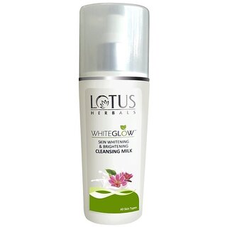 Lotus Herbals Whiteglow Skin Whitening Brightening Cleansing MilkRemove Dead Cells80Ml