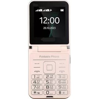 Livx L Flip -2 (Dual Sim, 2.4 inch Display 2000mAh Battery Gold)